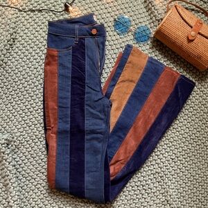 Flare color stripe altard state jeans